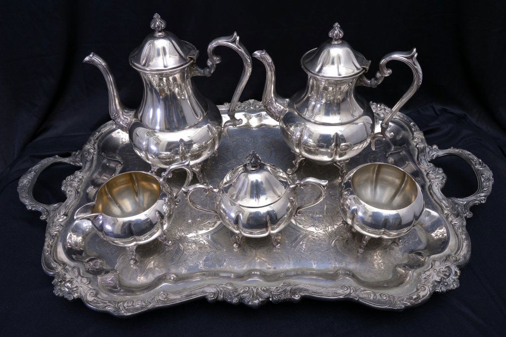 Silverplate Tea Service (1 of 4)