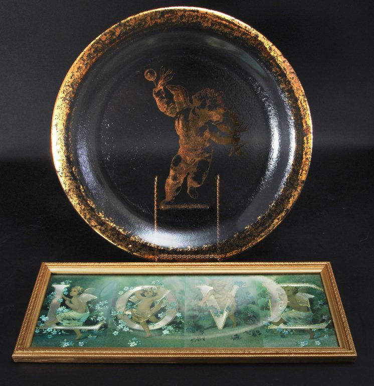Cherub Platter & Cherub Love Art (1 of 3)