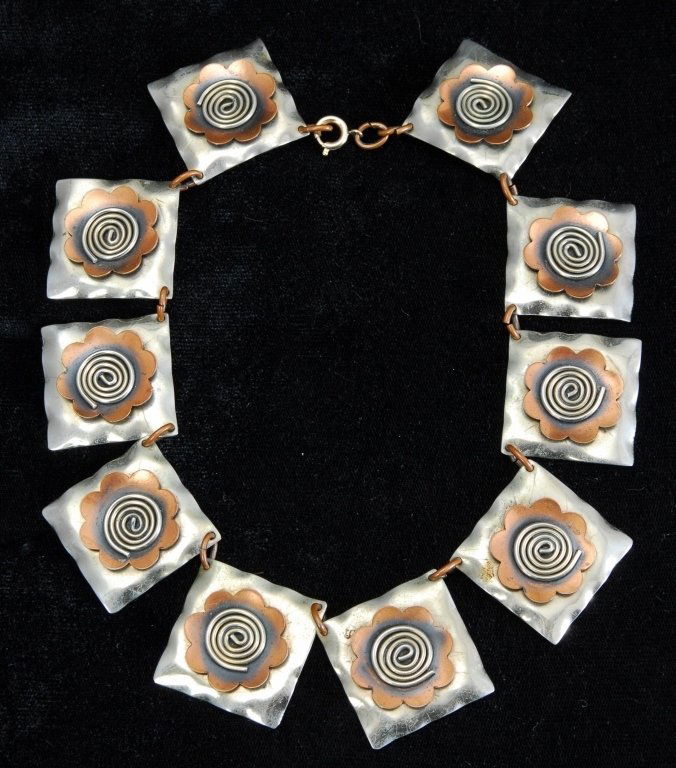 Copper & Metal Morley-Crimi Necklace (1 of 2)