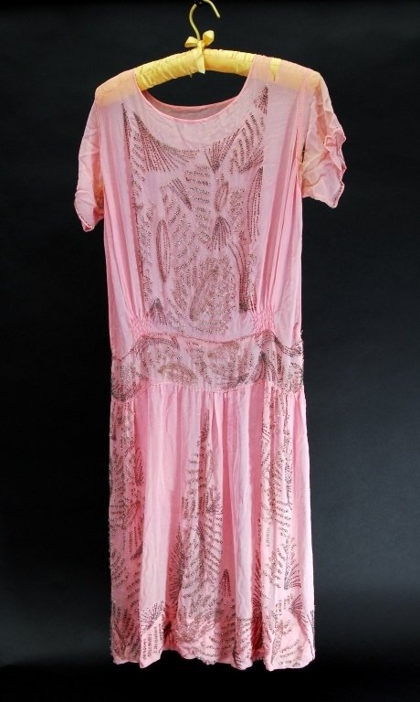 Vintage Flapper Style Sheer Cocktail Dress (1 of 10)