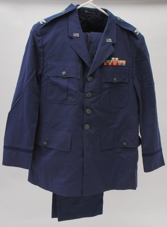 Air Force Full Colonel Uniform w/Ribbons: Together w/2 garrison caps.