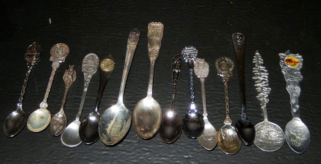 Sterling Oswego, NY & States Souvenir Spoons (1 of 5)