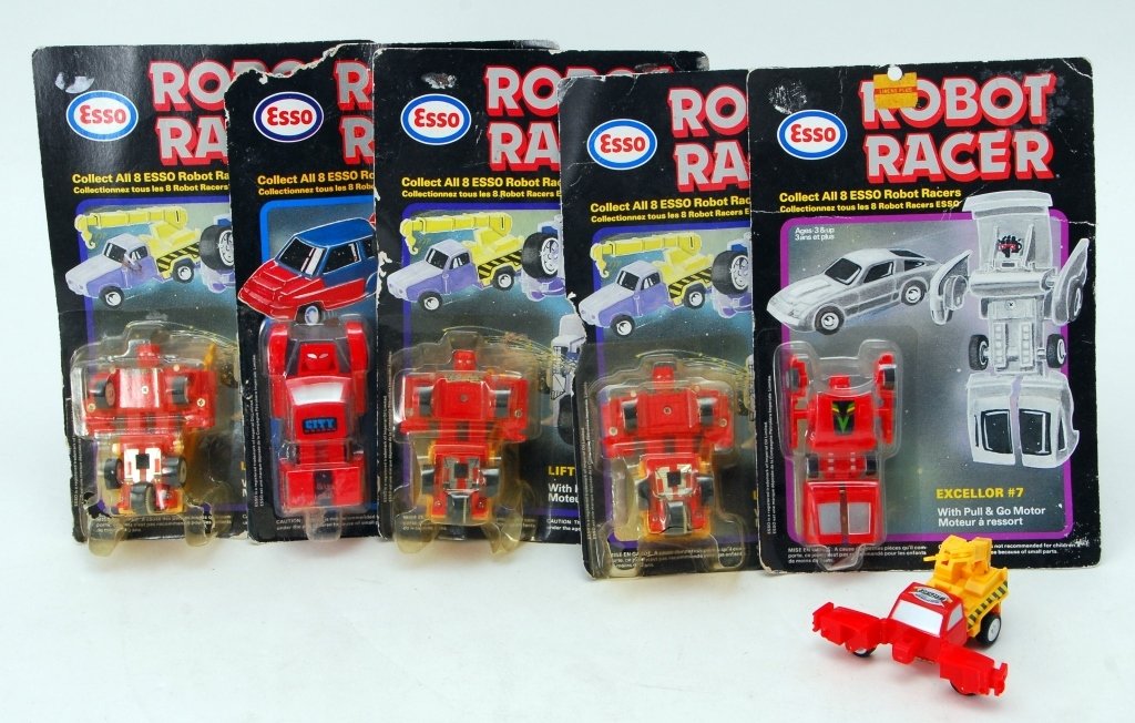 Six ESSO Robot Racers (1 of 4)