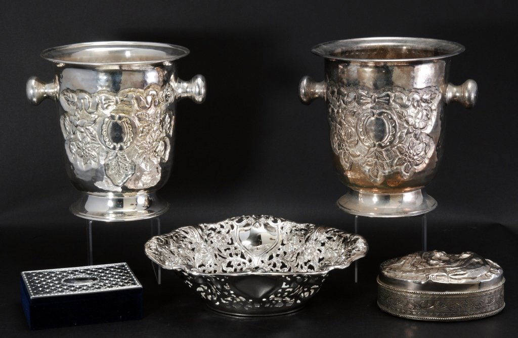 Silverplate Serving Lot Plus (1 of 8)
