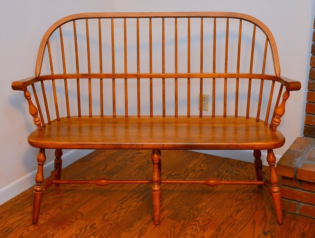 Ethan allen windsor bench deals