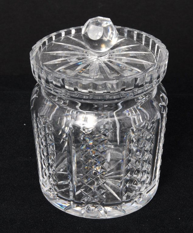 Cut Crystal Biscuit Jar (1 of 3)