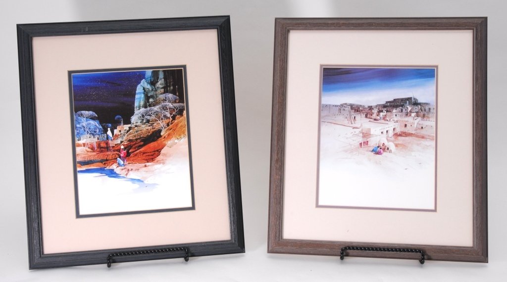 Pair Michael Atkinson Native American Prints (1 of 7)