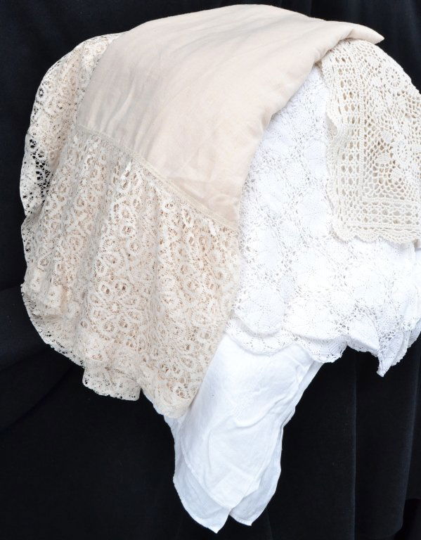 Five Vintage Crochet Plus Tablecloths (1 of 7)