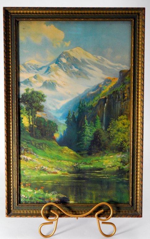 Framed R. Arkinson Fox Landscape Print (1 of 3)