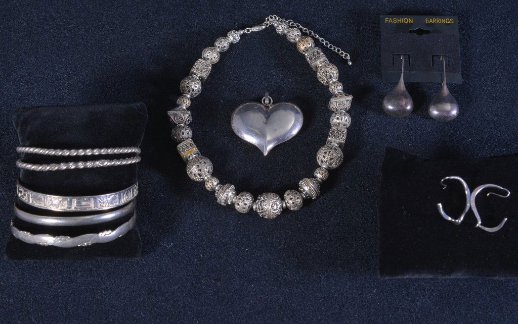 Silver Tone Estate Jewelry (1 of 5)