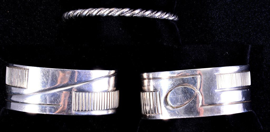 Sterling & Silver Cuff Bracelets (1 of 5)