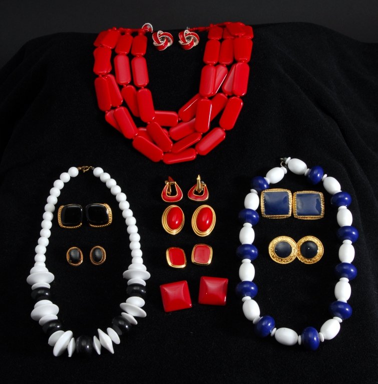 Red, White, Blue & Gold Costume Jewelry (1 of 3)