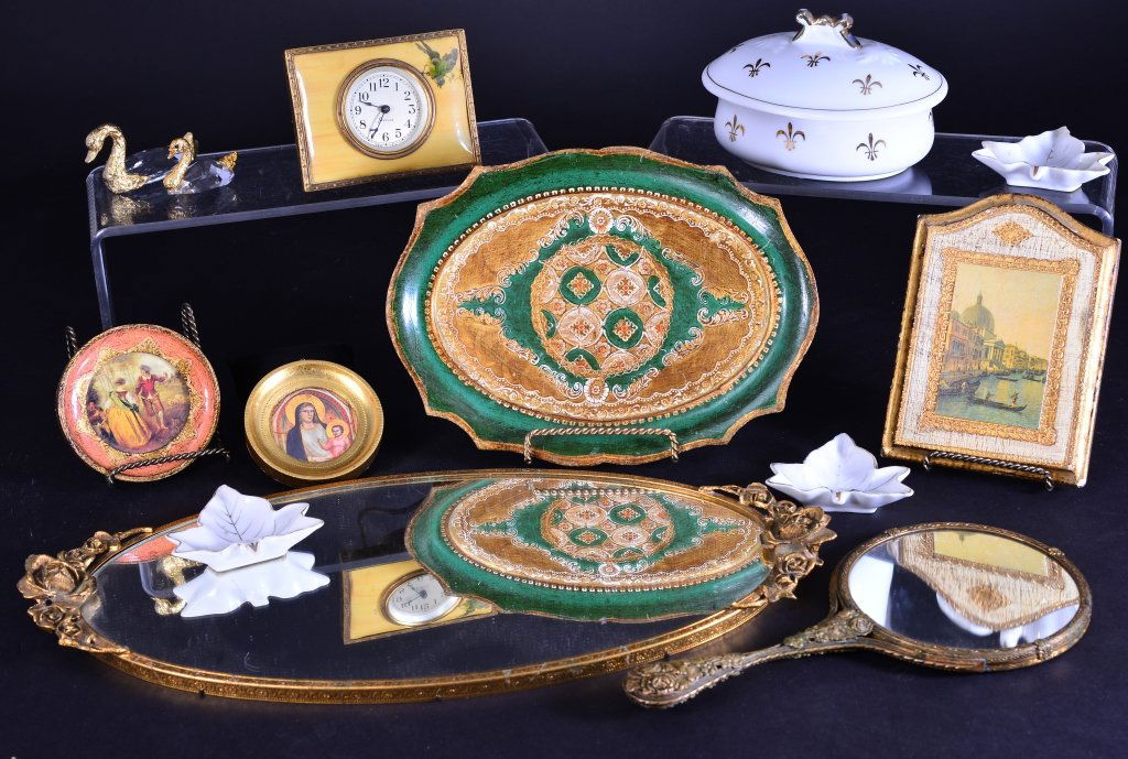 Dresser Items w/Sessions Clock (1 of 9)