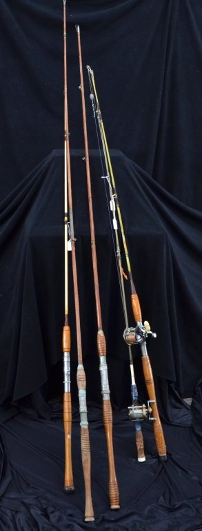 Five Fishing Rods Two w/Reels (1 of 7)