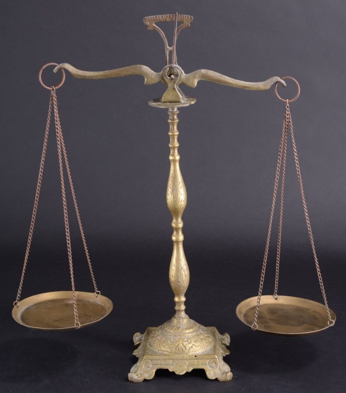 Tehran Brass Decorative Double Pan Scales (1 of 2)