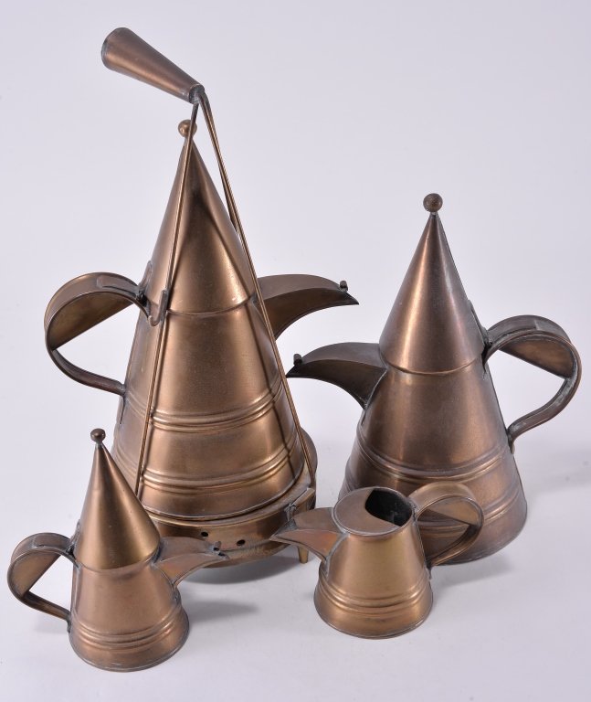 Vintage Iranian Brass Coffee Pots Plus (1 of 3)