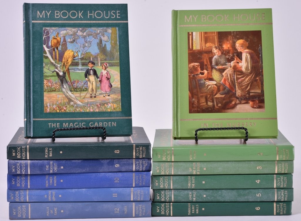 My House Children's Books Volumes 1-12: Inc. Halls of Fame, In Shining Armor, From the Tower Window, Treasure Chest, Flying Sails, Magic Garden, Through Fairy Halls, Over the Hills, Through the Gate, Up One Pair of Stairs, Story Time & In T