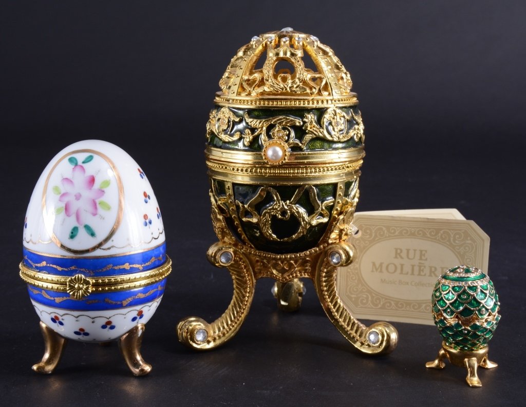 Three Decorative Eggs (1 of 3)
