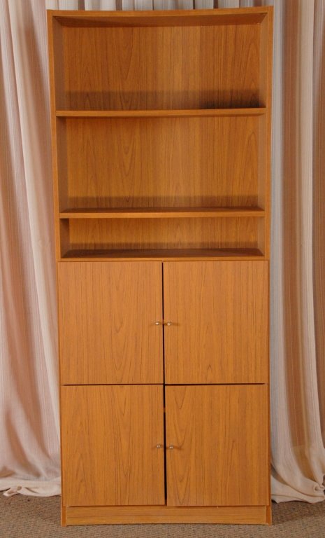 Open Bookshelf/Display Over Double Doors (1 of 3)