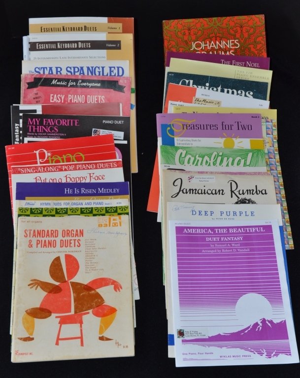 Vintage Sheet Music for Duets (1 of 2)