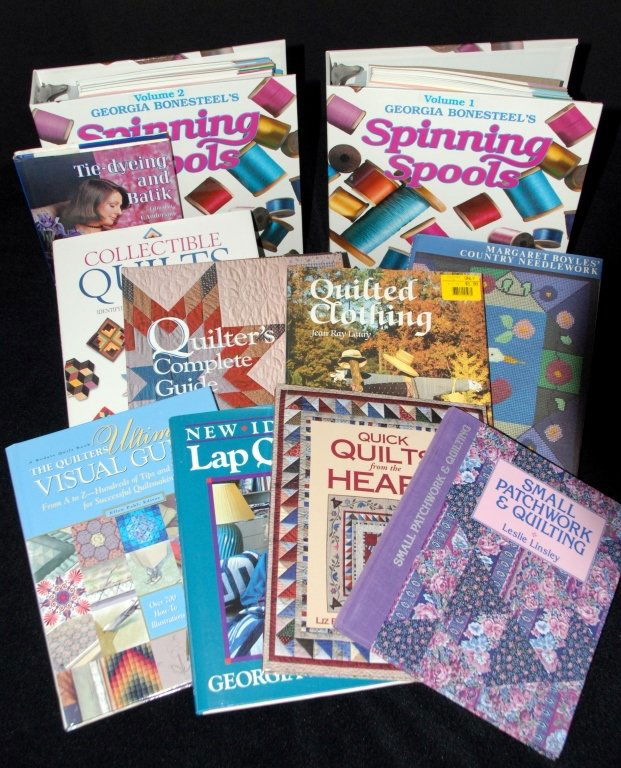 Books Quilts, Batik, Spinning Spools & More (1 of 3)
