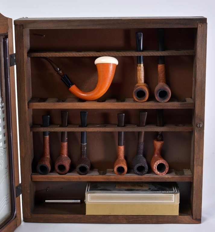 Vintage Sherlock Holmes Wall Mount Pipe Cabinet Apr 09 2016