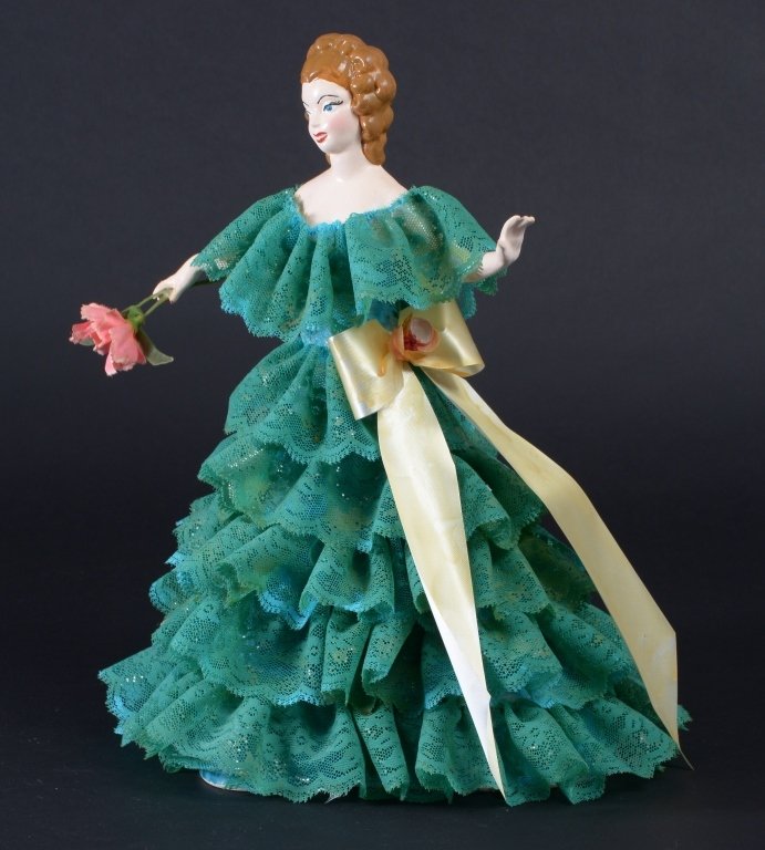 Vintage Ceramic Standing Doll (1 of 2)