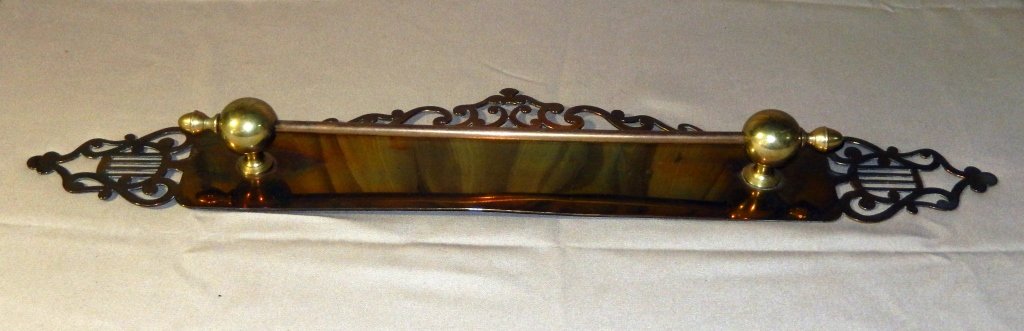 Decorative Brass Towel Holder (1 of 2)