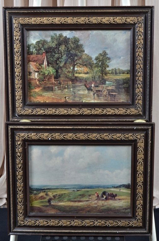 Two Framed English Landscape Prints (1 of 5)