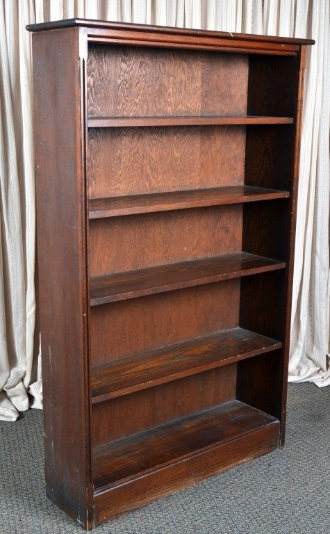 Four-Shelf Stationary Open Bookcase (1 of 2)