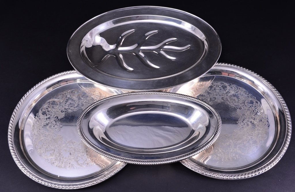 Vintage Silverplate Lot, Four Pieces (1 of 4)