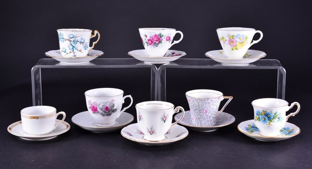 Vintage English German and Chinese Cups & Saucers (1 of 8)