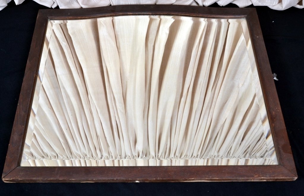 Wood Framed Beveled Glass Mirror (1 of 1)