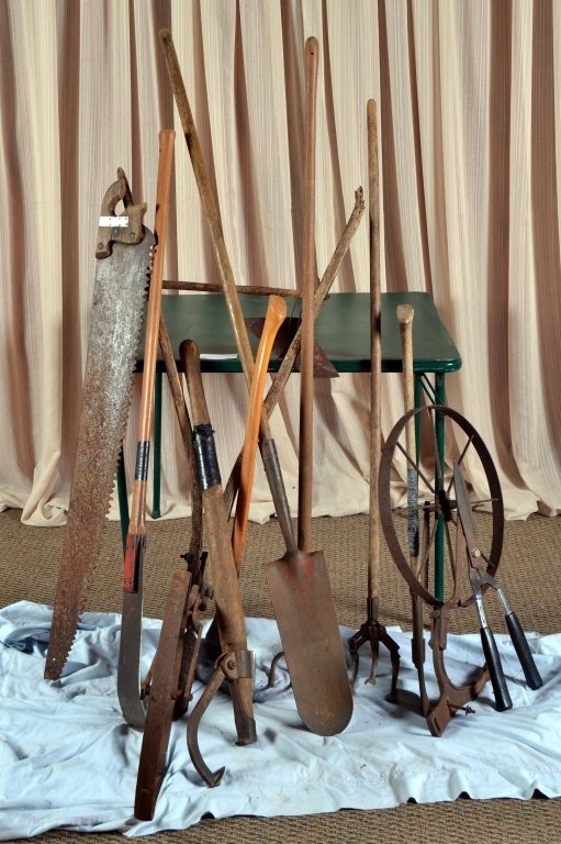 Vintage Farming Tool Lot, Twelve Pieces (1 of 4)