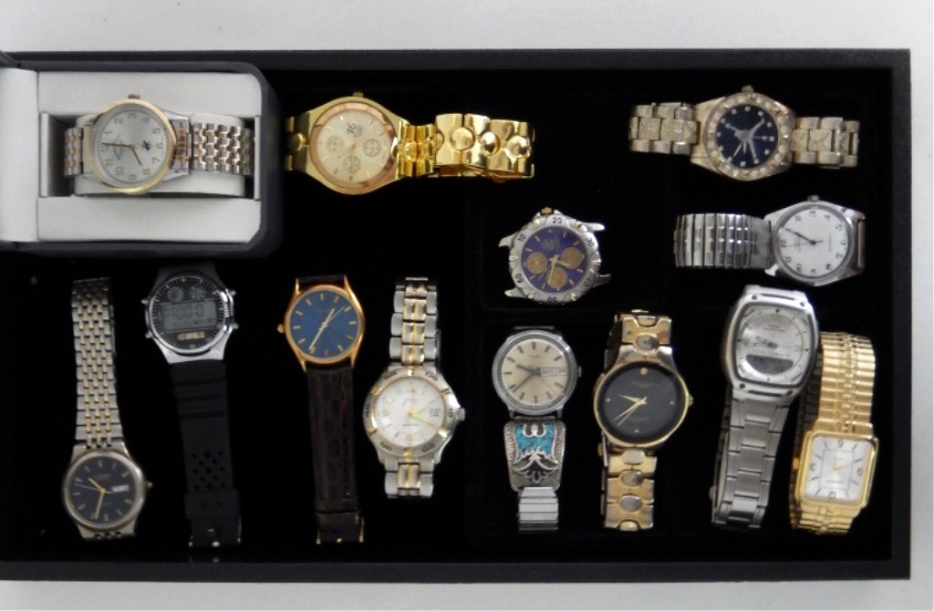 13 Men's Watches w/Boxed Beverly Hills Polo Club (1 of 3)