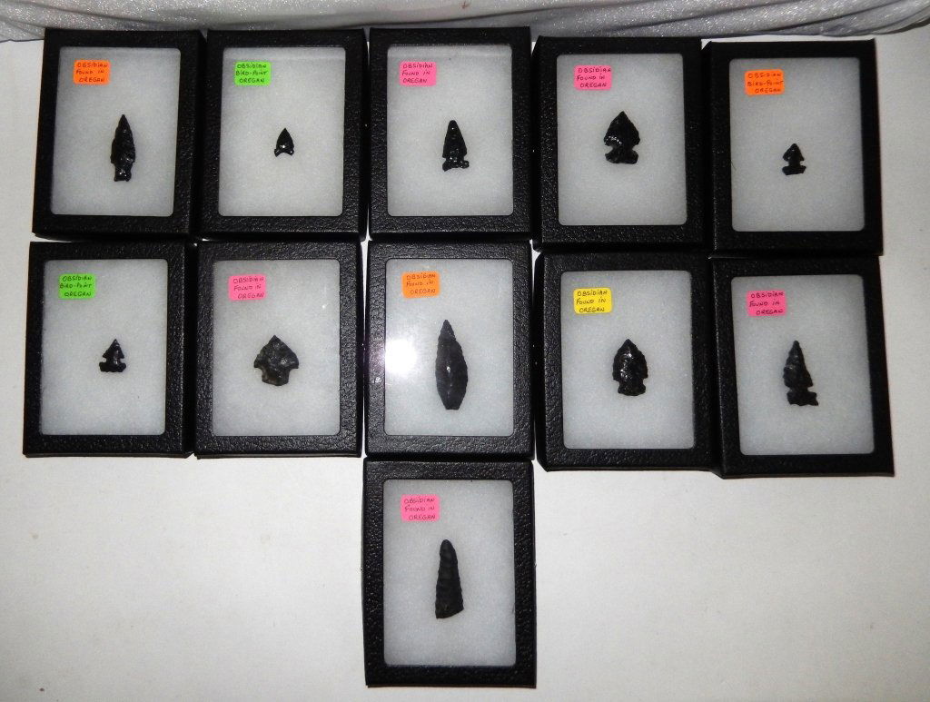 11 Obsidian Arrowheads Found in Oregon (1 of 1)