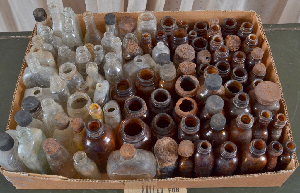 Large Collection Small Bottles (1 of 3)