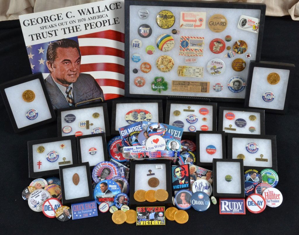 American Political Buttons 1928-2008 Plus More (1 of 7)