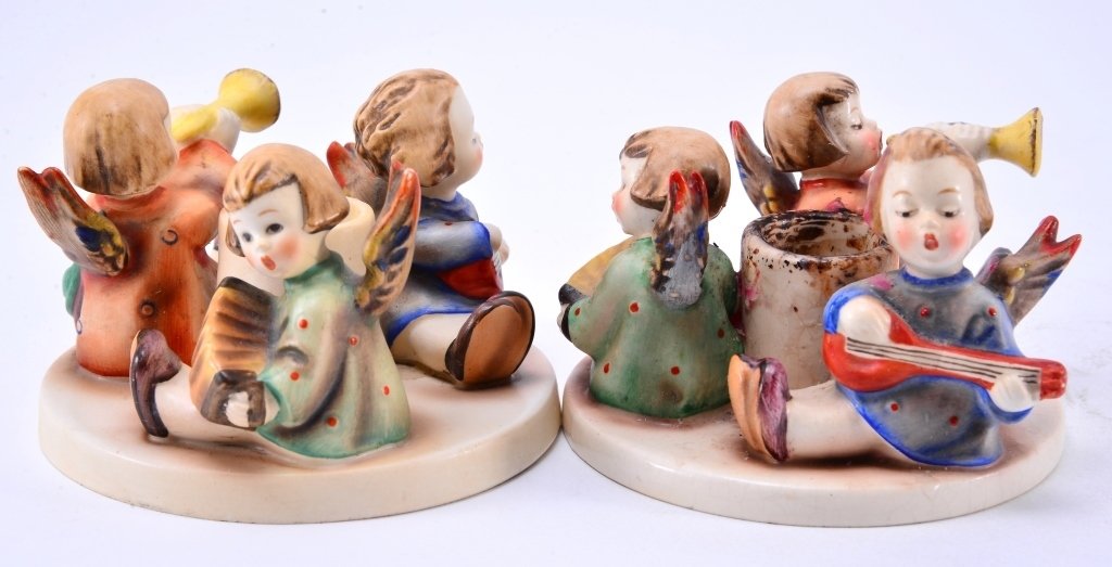 Hummel Herald Angel Candle Holders 37, TMK 1, 2 (1 of 4)