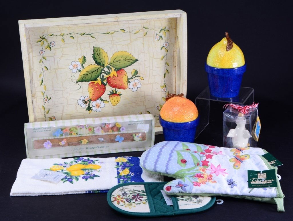 Strawberry Tray w/Covered Pots & More (1 of 4)