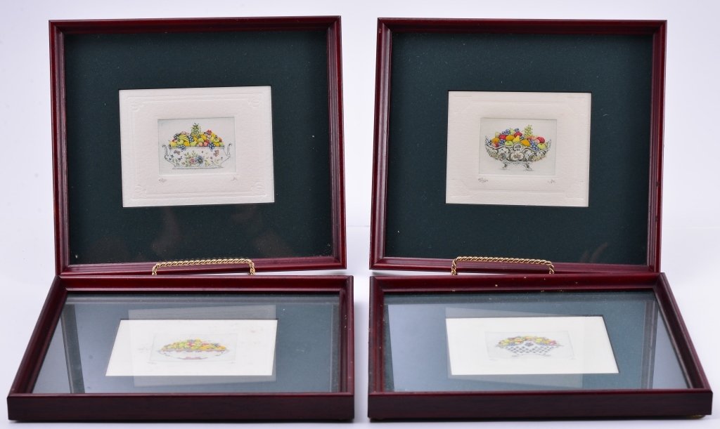 4 Framed Ltd. Ed. Etchings (1 of 4)