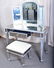 Mirrored Vanity w/Bench & Tri-Fold Mirror - 2