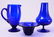 Blue Glass Lot
