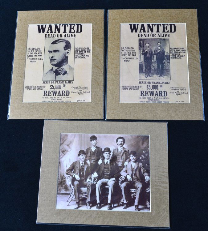 19th Century Prints and Posters Notorious Bandits (1 of 3)