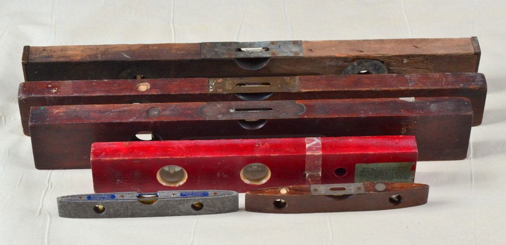 6 Vintage Carpenter's Levels (1 of 3)