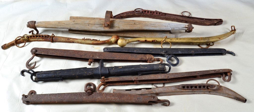 Six Single Whiffle Trees and Four Haines (1 of 3)