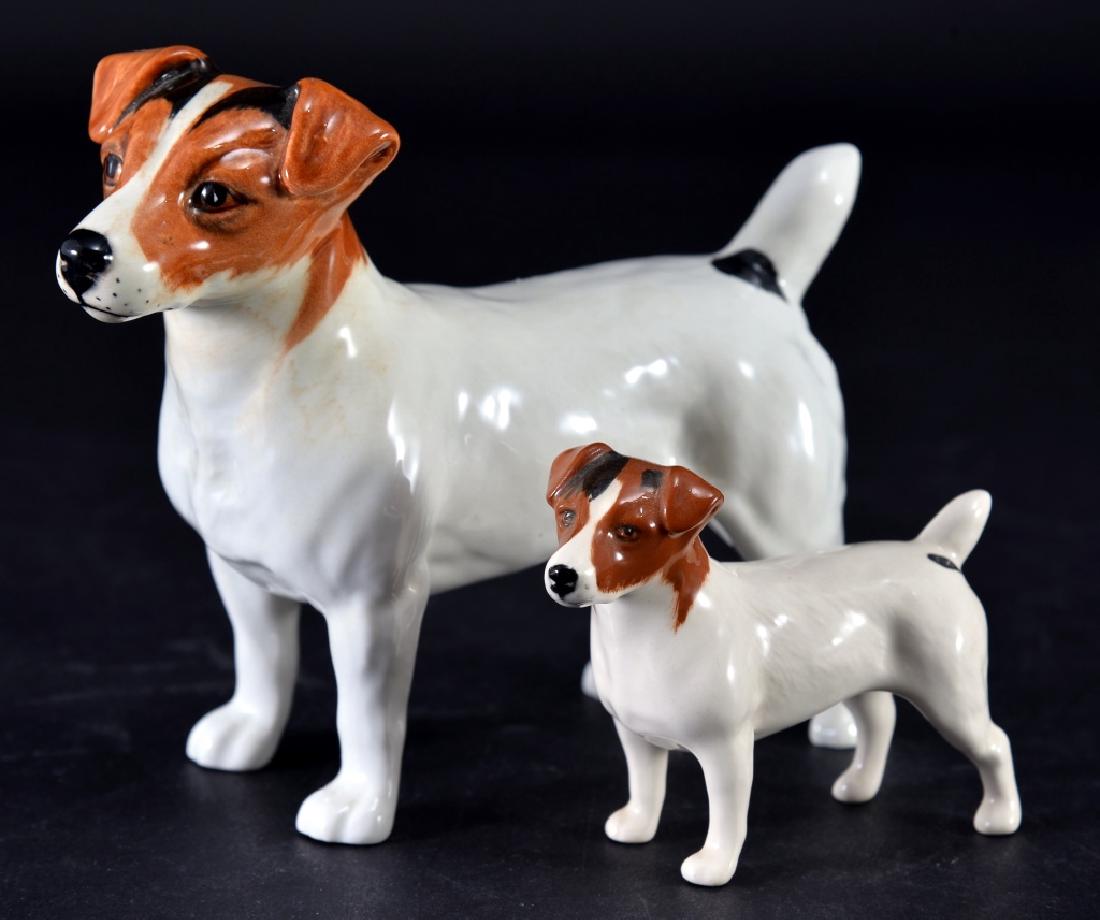 Two Beswick Jack Russell Porcelain Terriers (1 of 3)