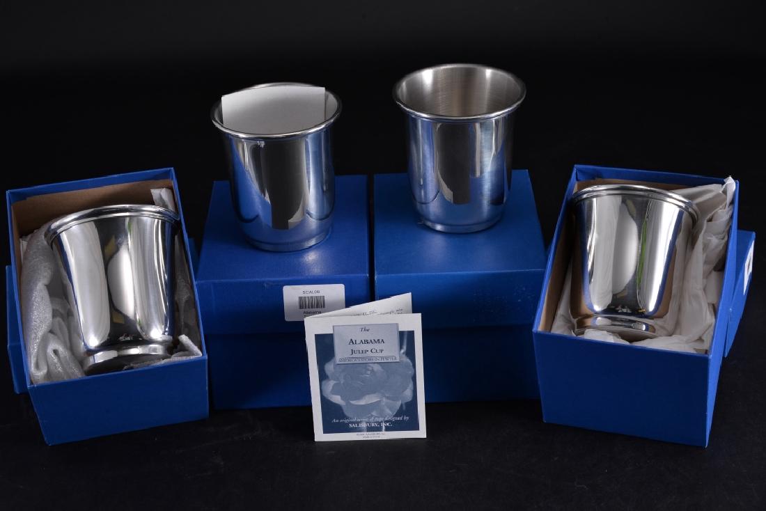 4 Salisbury Pewter Alabama Mint Julep Cups (1 of 4)