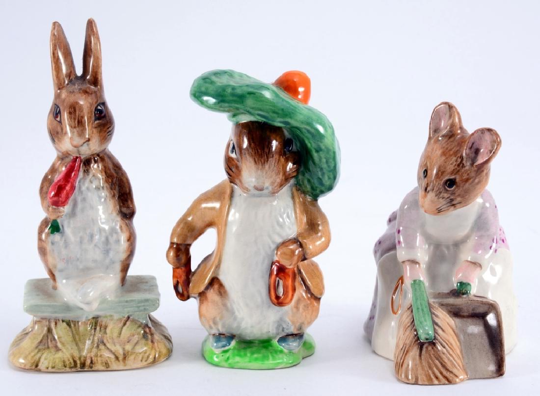 Three Beatrix Potter Figurines (1 of 4)
