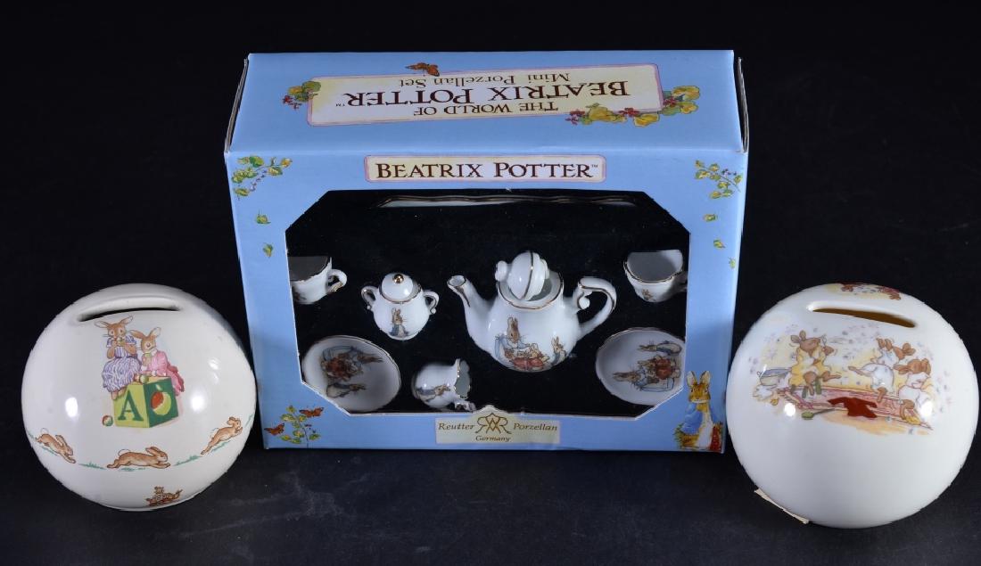 2 Bunnykins Banks and Beatrix Potter Tea Set (1 of 4)